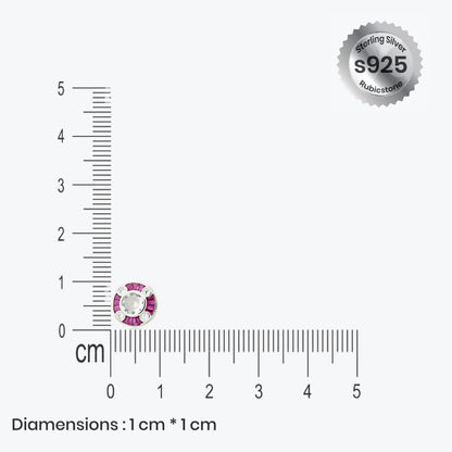 Pinklight Pendant – Sterling Silver with Warm Elegance