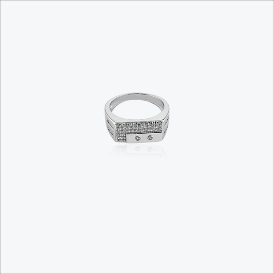 Sterling silver Duomark Men`s Ring