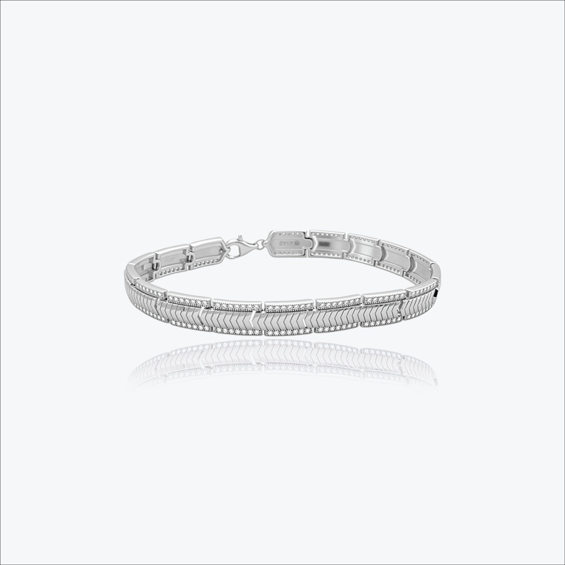 Steelflow Curb Bracelet – Sterling Silver in Bold Form
