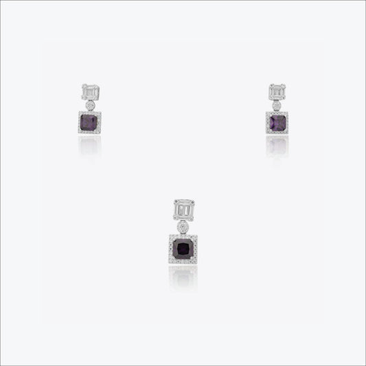 Halo Pure Set – Sterling Silver with Gentle Shine