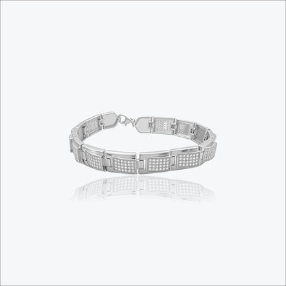 Recta Link Bracelet – Sterling Silver in Refinement
