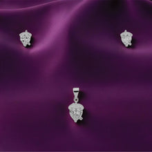 Eira Bloom Set – Sterling Silver with Soft Sparkle