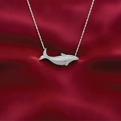 Selaché Pendant – Sterling Silver in Oceanic Poise