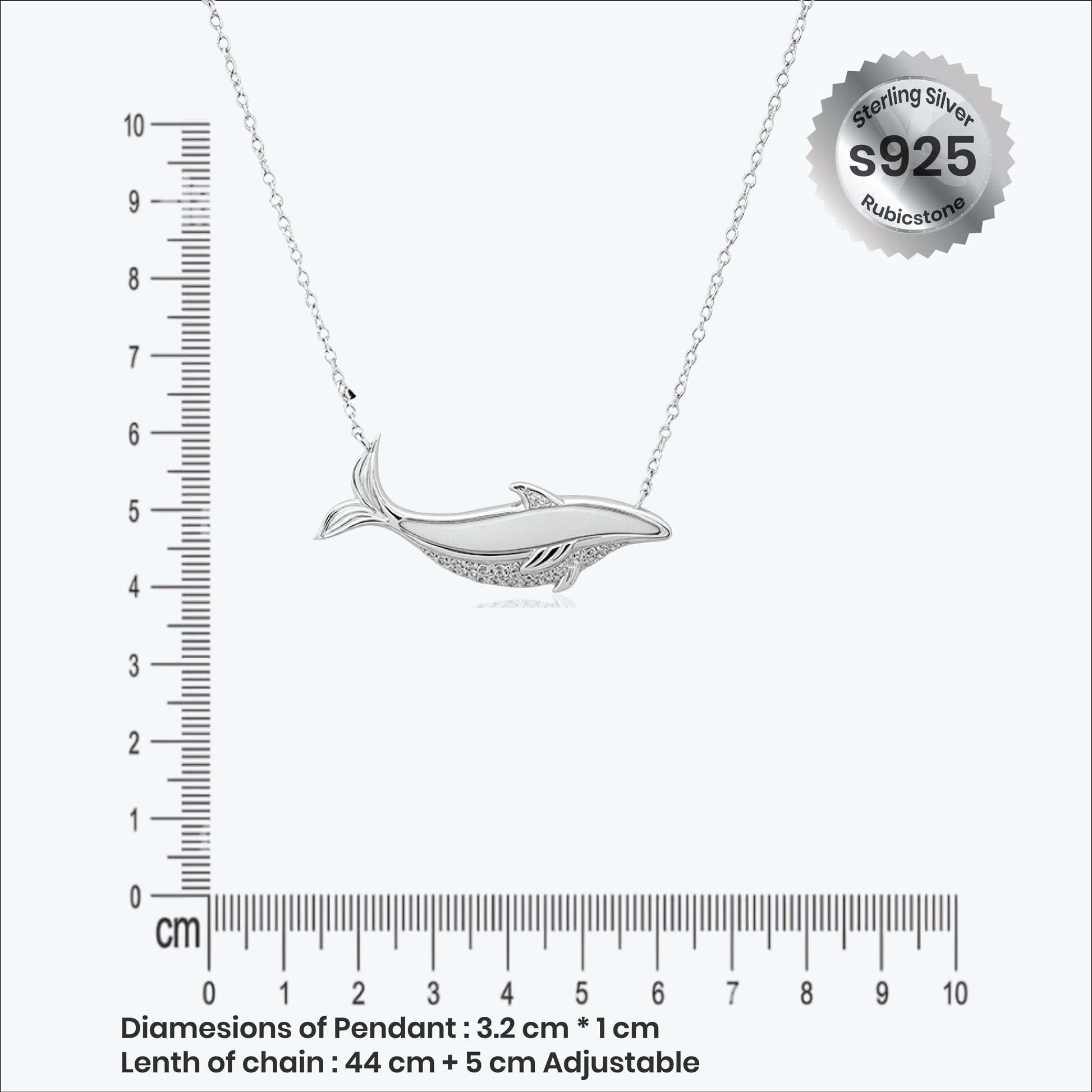Sterling silver Selaché Pendant