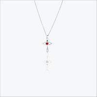 Alavelle Pendant – Sterling Silver in Winged Devotion
