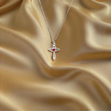 Wings of Love Pendant in silver