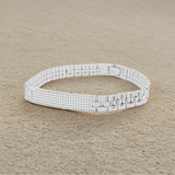 Silver Horizon Bold Men`s Bracelet