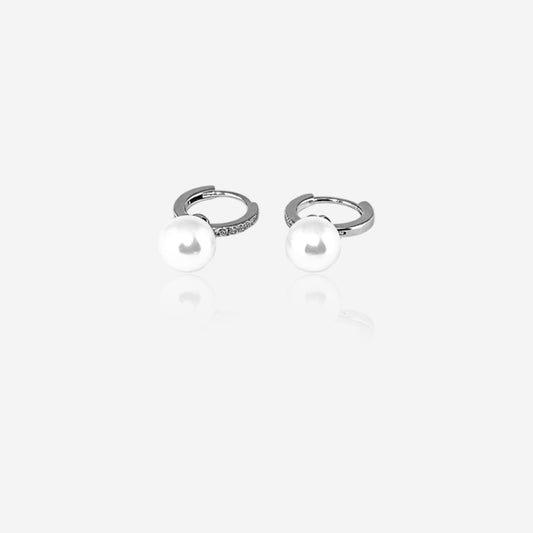 Pearltrace Beam Earring in Sterling silver
