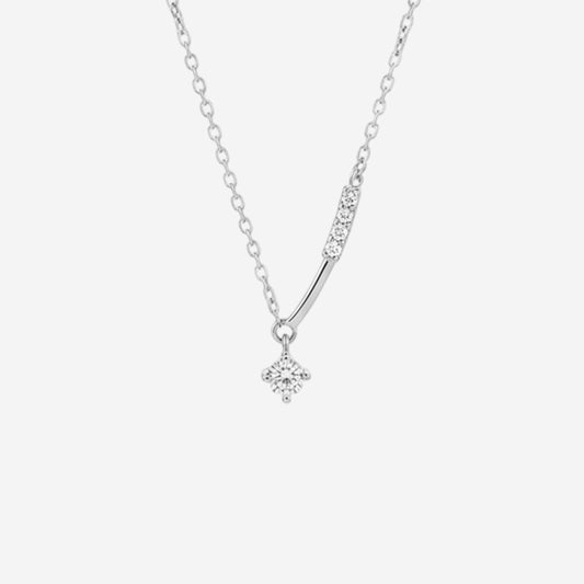 Silver Lumora Curve Pendant