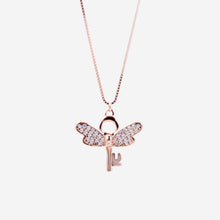 Aurora Key Pendant in Rose Gold