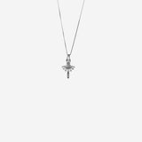 Silver Ball doll patterned women`s Pendant