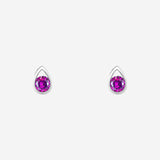 Silver Violina Drop earrings