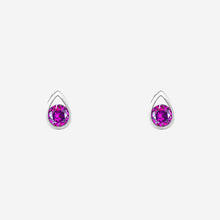 Silver Violina Drop earrings
