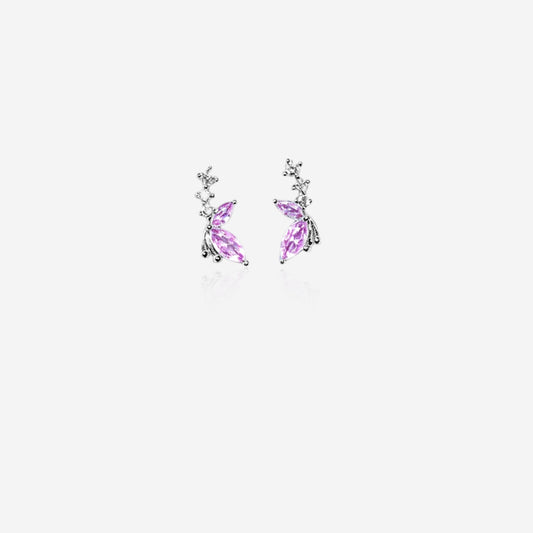 Dropline Beam earring – Sterling Silver