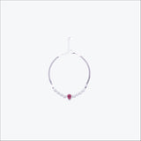 Sterling silver Heartline Bracelet