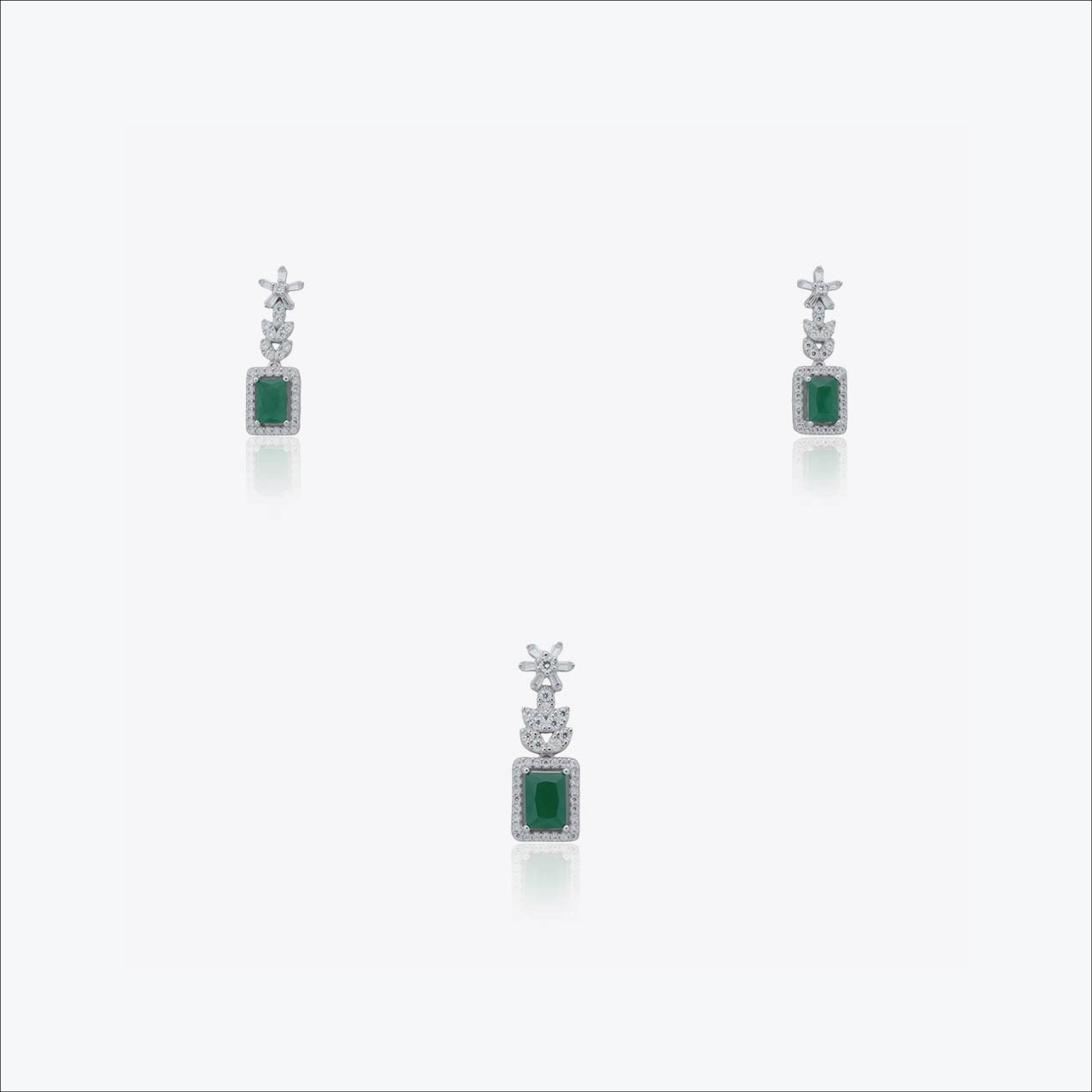 Greenlight Pendant – Sterling Silver Glow 