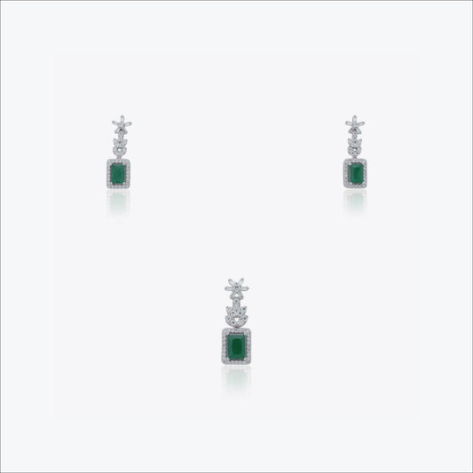 Greenlight Pendant – Sterling Silver Glow 