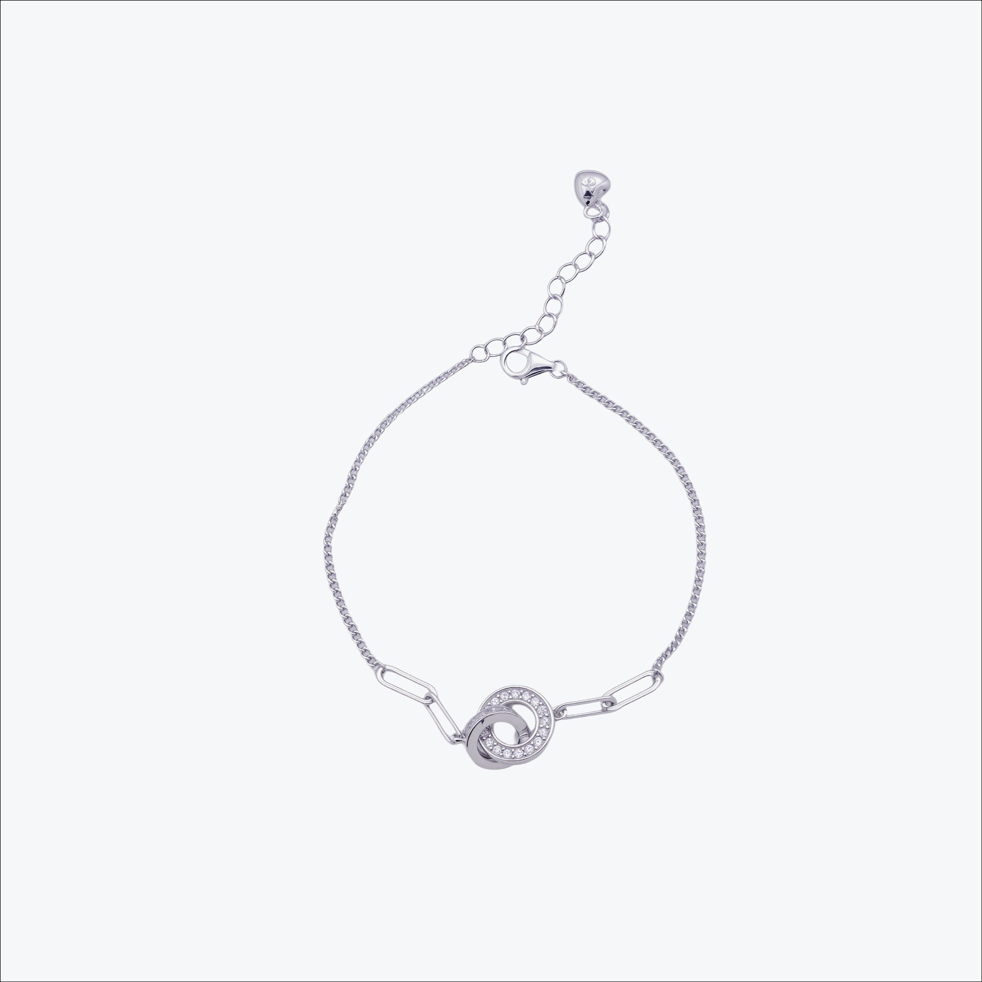 Charmheart Bracelet – Sterling Silver 