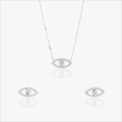 Oculis Set – Sterling Silver in Graceful Gaze