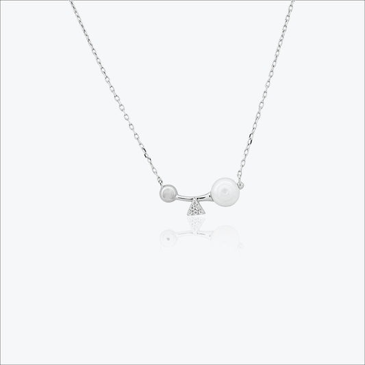 Cetara Pendant – Sterling Silver in Oceanic Grace