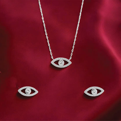 Oculis Set – Sterling Silver in Graceful Gaze