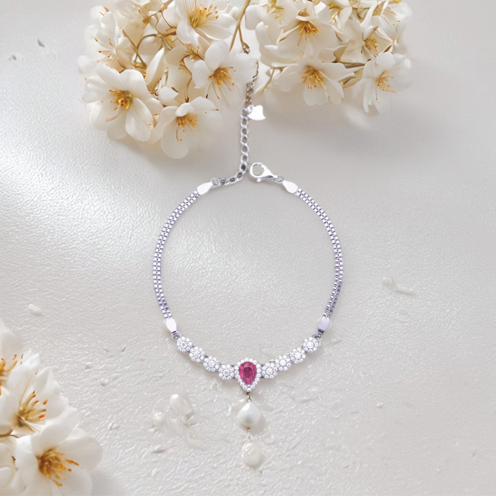 Heartline Bracelet – Sterling Silver