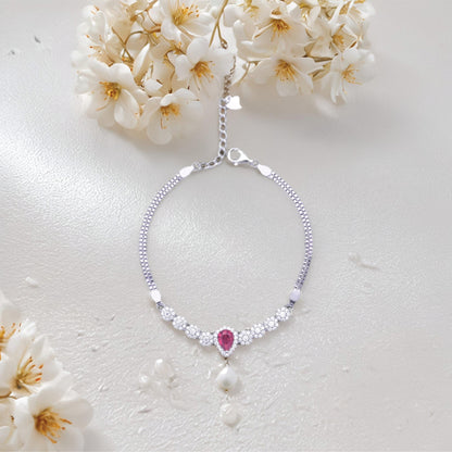 Heartline Bracelet – Sterling Silver