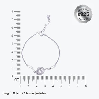 Charmheart Bracelet – Sterling Silver 