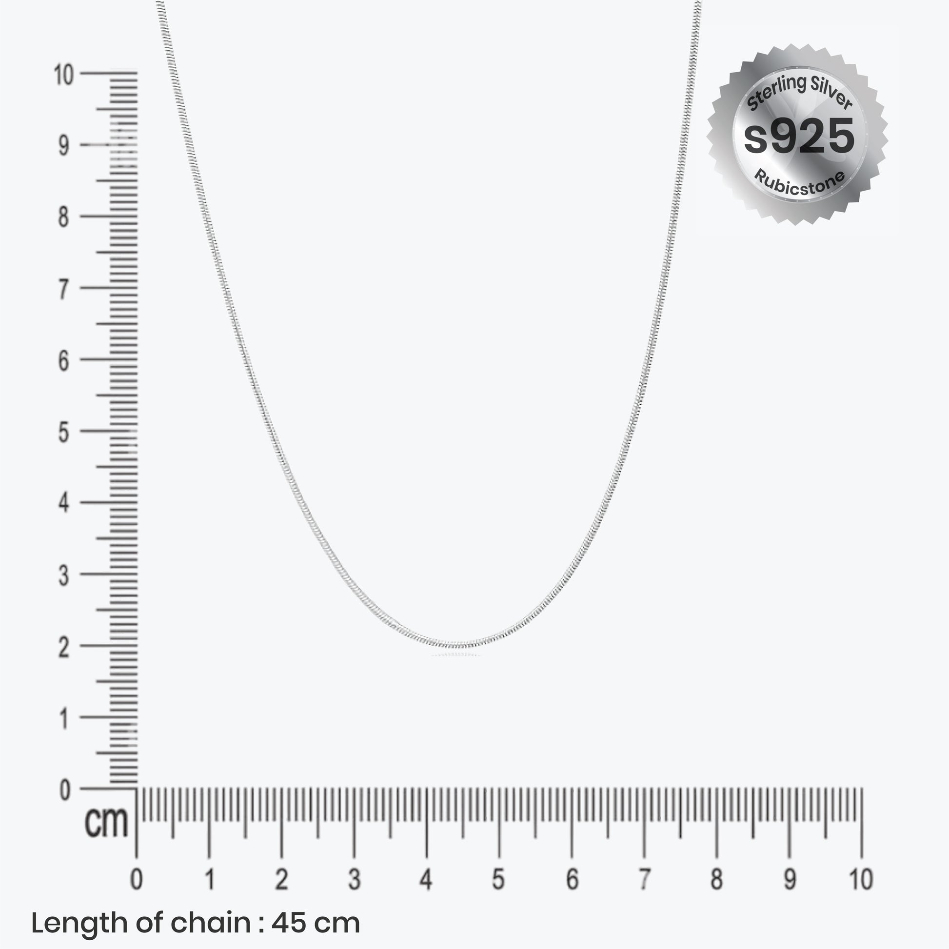 Fluessa Chain – Sterling Silver in Polished Flow