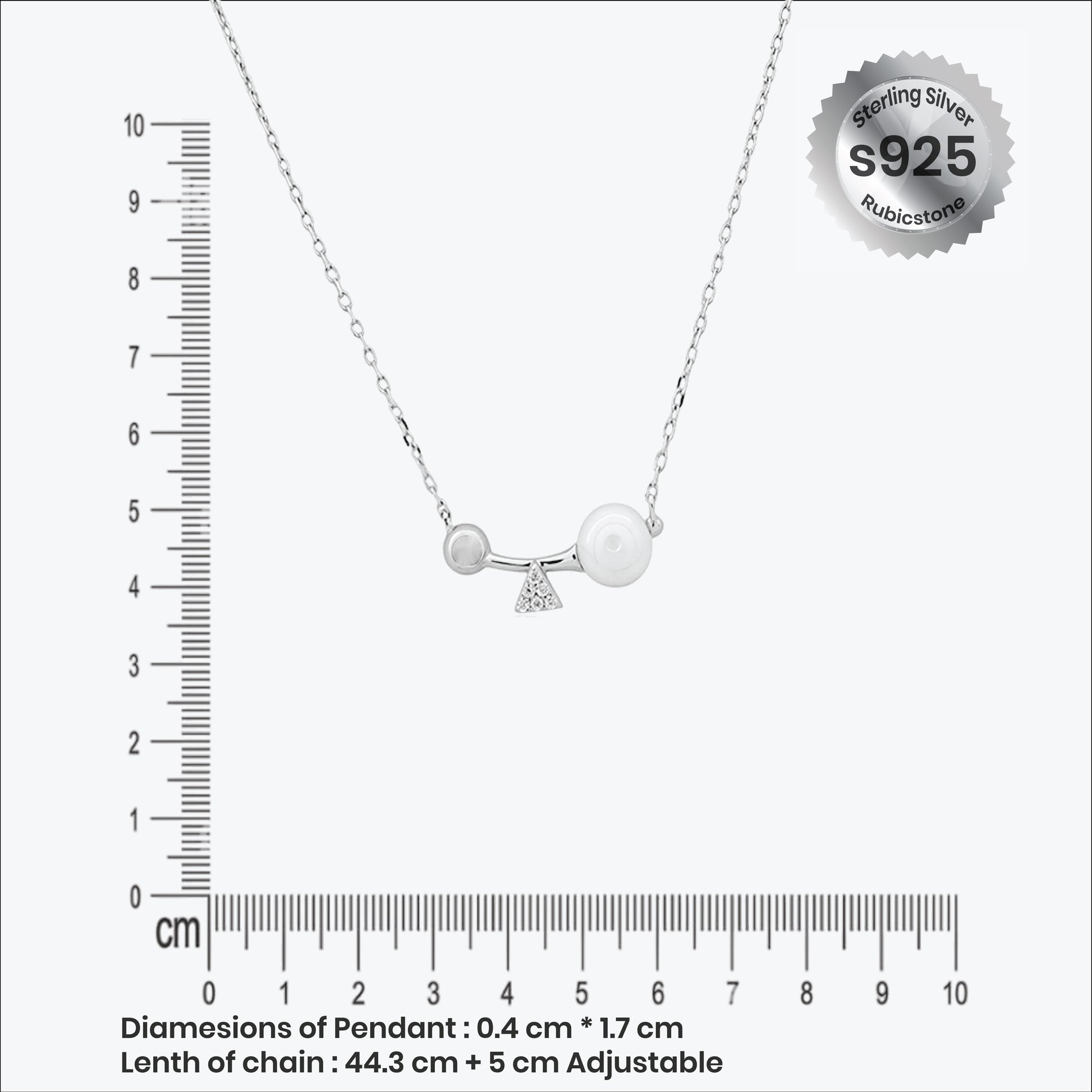 Sterling silver Cetara Pendant
