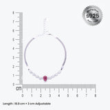 Sterling silver Heartline Bracelet
