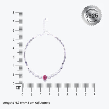Heartline Bracelet – Sterling Silver
