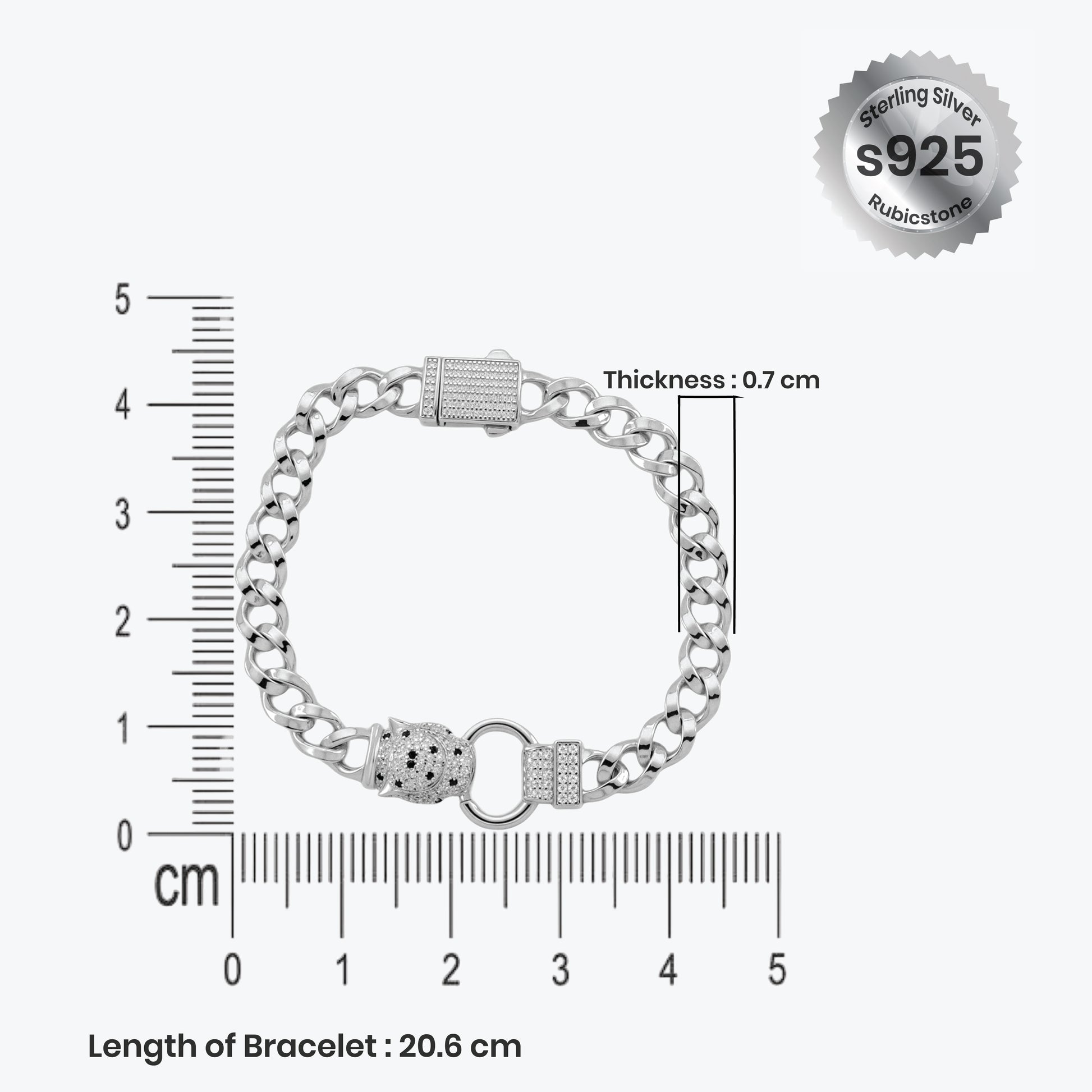 Feralis Bracelet – Sterling Silver