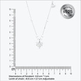 Pearl Orbit Women`s pendant in silver