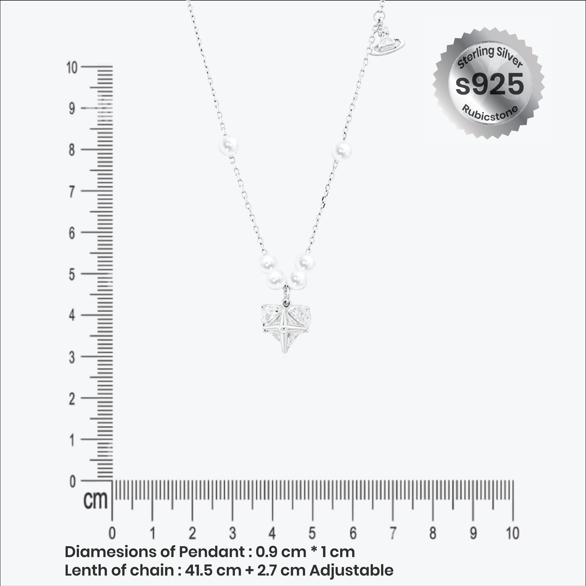 Sterling silver Credenza Pendant