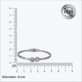 Blossom Brilliance Bracelet in Silver