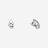 Infinity Teardrop Pendant in silver