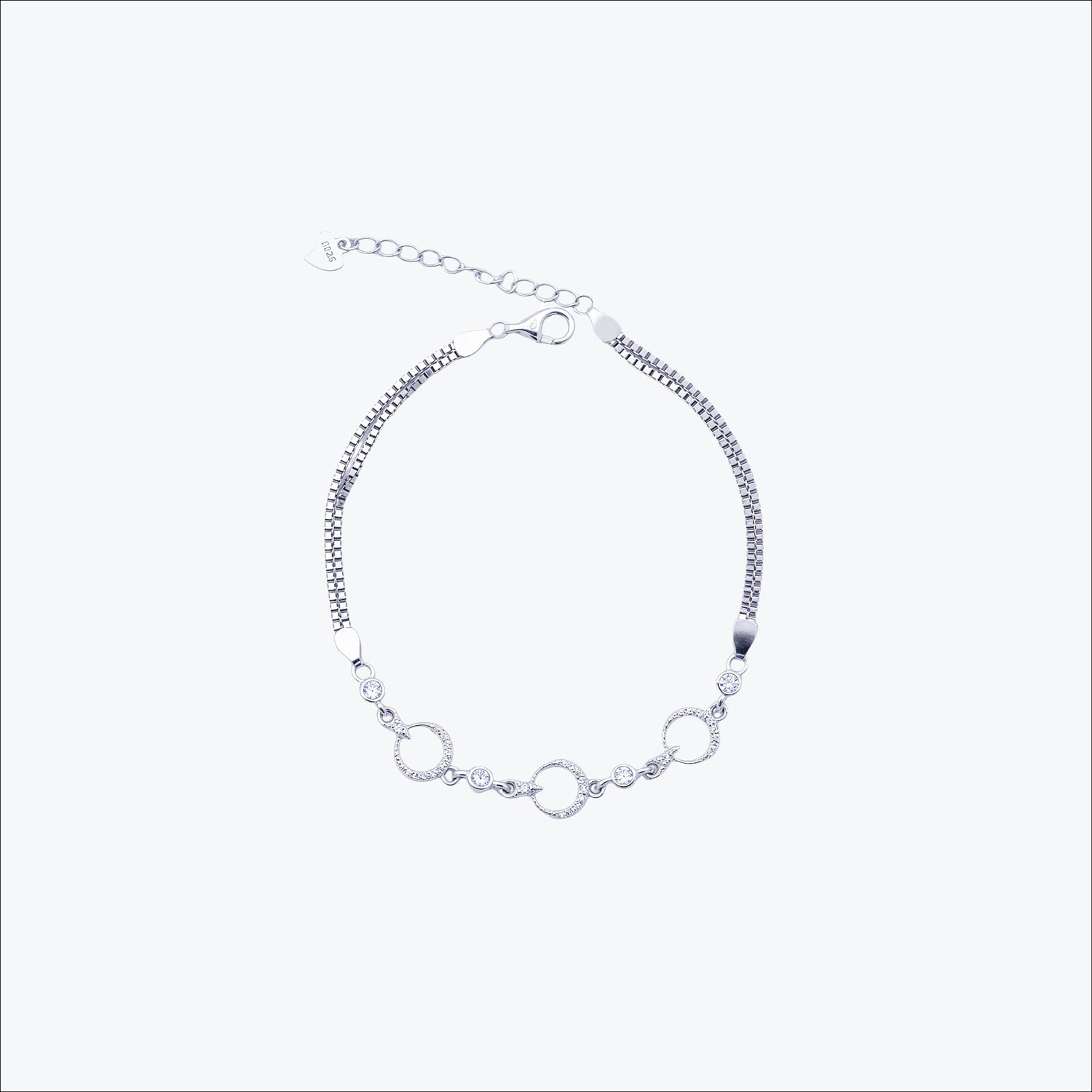 Gleam Beads Bracelet – Sterling Silver