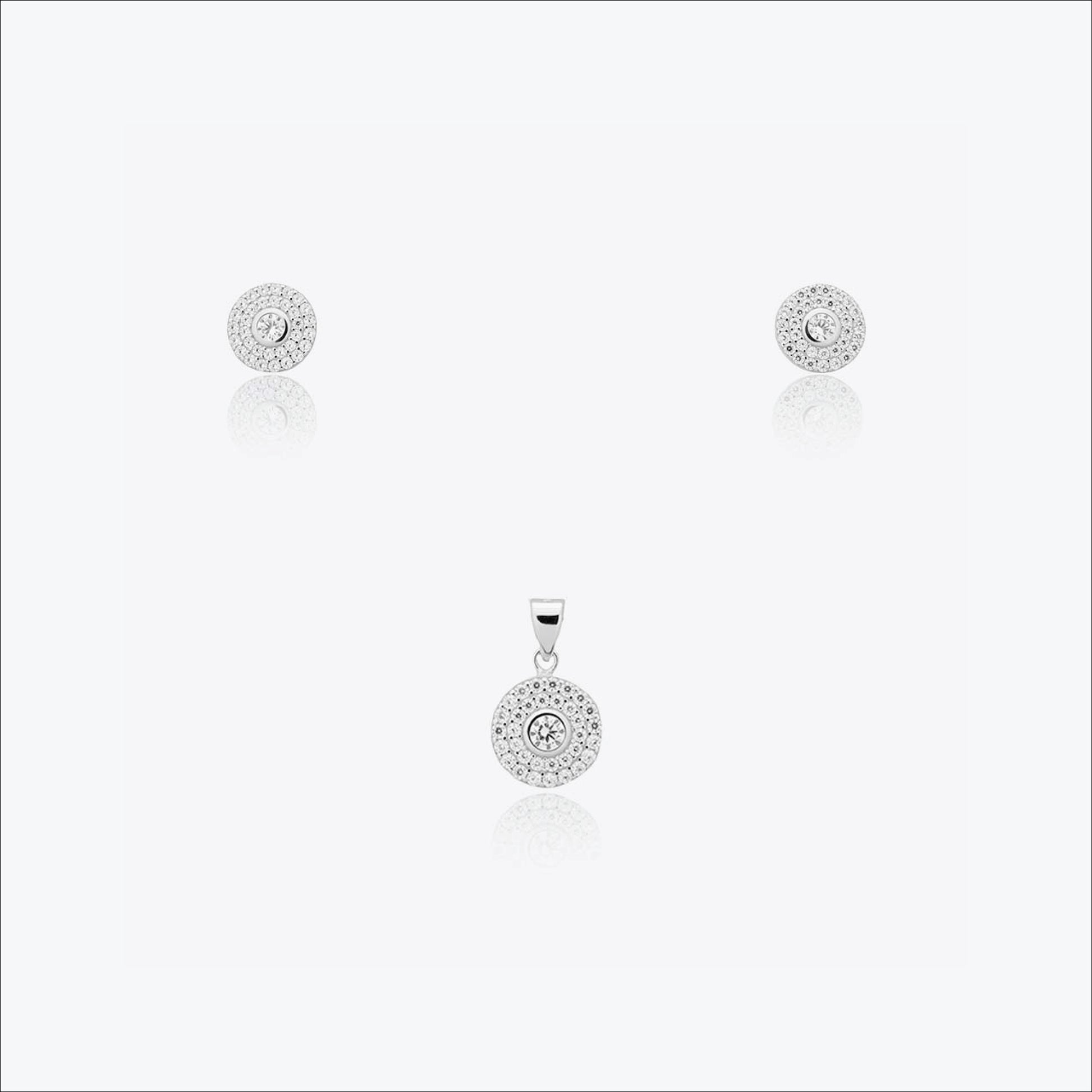 Eira Flow Pendant – Sterling Silver with Gentle Hue