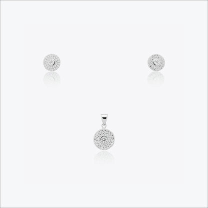 Eira Flow Pendant – Sterling Silver with Gentle Hue