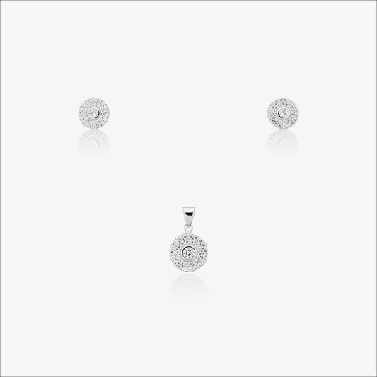 Eira Flow Pendant – Sterling Silver with Gentle Hue