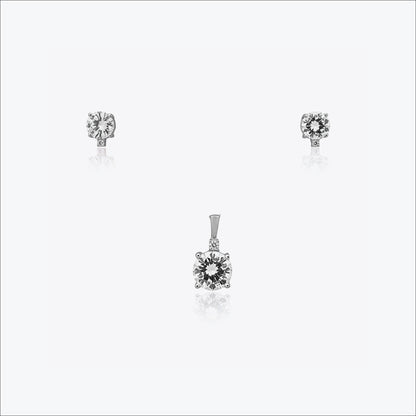 Prisma Pendant – Sterling Silver with Pure Elegance