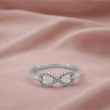 Infinity Ring– Sterling Silver with Elegance