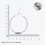 Eira Infinity Bracelet in silver