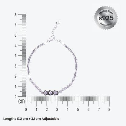 Eira Infinity Bracelet – Sterling Silver 