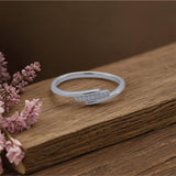 Silver Sparkling Elegance Women`s Band