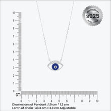  Luma Eye Pendant – Sterling Silver