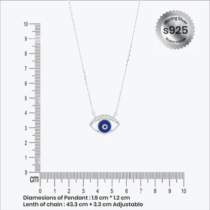  Luma Eye Pendant – Sterling Silver