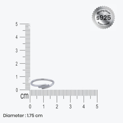 Sparkling Elegance Band – A Timeless Sterling Silver Charm