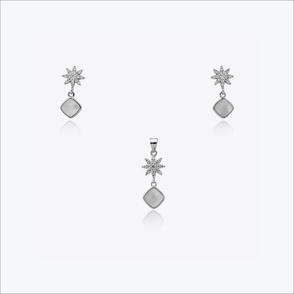 Flora Grace Set – Sterling Silver in Timeless Bloom